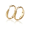 24397 xuping 14k color old fashioned hoop aretes earrings