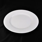 Wholesale Custom Cheap Restaurant Hotel Bulk Handmade Stoneware Dinner Set Ceramic Plain Matte White Plate