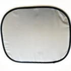 Foldable silver coating fabric car side window screen sunshade