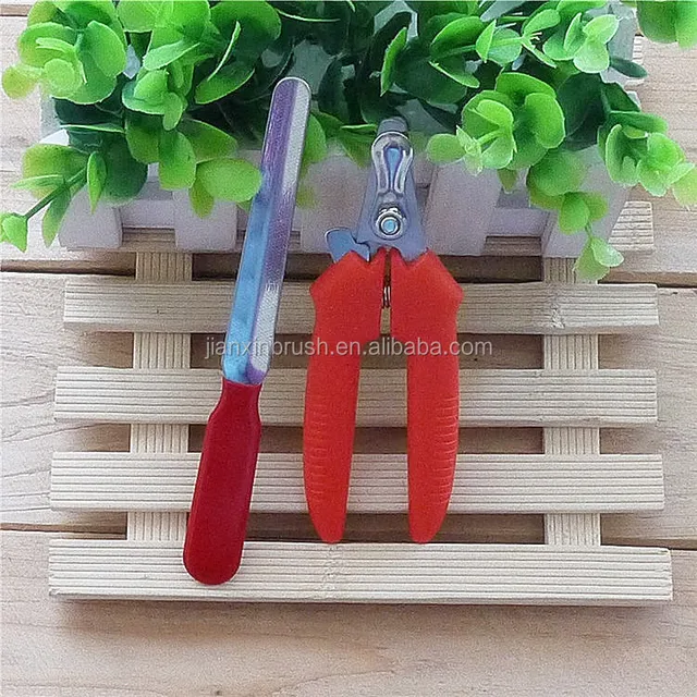 nail file and nail clipper for dog pet in factory