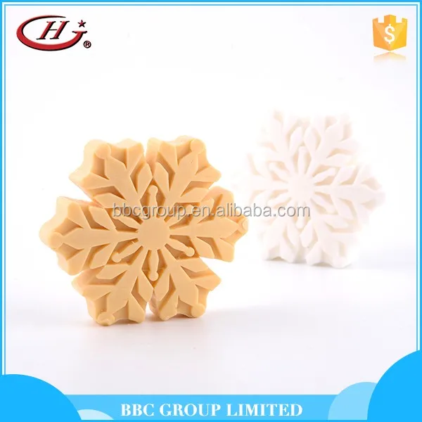 christmas gift set snowflake shape moisturizing handmade bath