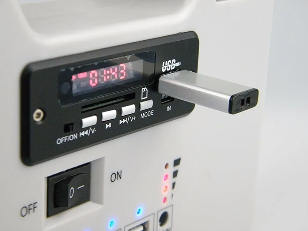 Portable Solar Generator 6w Solar Home System Solar Kit Mini Solar System for Garage Workshop Corridor Garden Gazebo Emergency