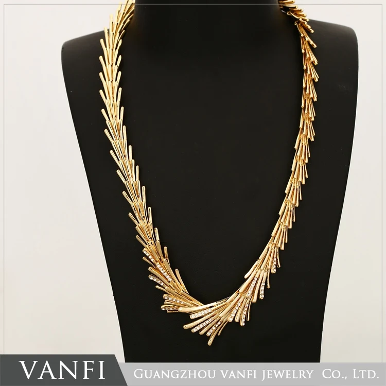 22k Gold Jewellery Dubai Wholesale Jewelry Indian Cubic Zirconia Jewelry Necklace - Buy Vogue ...