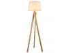 Modern Floor Lamp Wood 3 legs Tripod Wooden Floor Lamp
