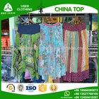 Hot Sale in Germany Bulk Wholesale High Quality Women Cotton Skirt Used Clothing