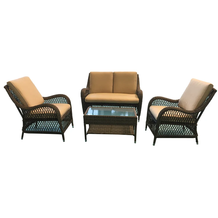 Wicker Set Designs Pe Rattann Sofa Sets Outdoor Rattan Furniture - Buy