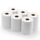 Free Sample Wholesale 4xl White Liner Perforated Thermal Labels Zebra Dymo Printer Shipping FBA Barcode Stickers Roll