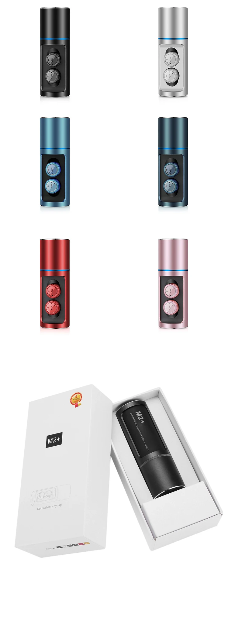 High Quality Hifi 5.0 TWS Realtek Chip Auriculares Wireless Earphone Waterproof with Charging Box - ANKUX.COM