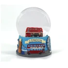 Custom souvenir snowball resin London City snow globe for sale