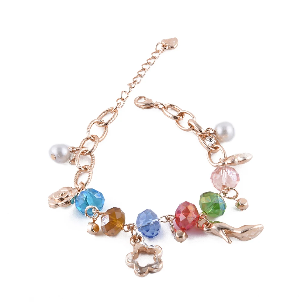 yongze 2017 metal crystal bracelets for women handmade bracelet