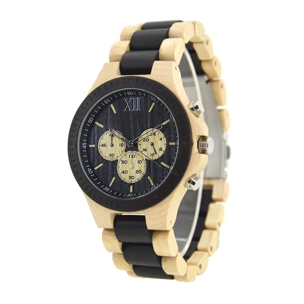 3atm waterproof japan chronograph vd54 reloj china por mayor