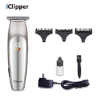 iClipper-M2s Professional LCD Display Hair salon electric rechargeable cordless mini barber hair trimmer clipper