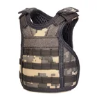 Factory Custom Waterproof Nylon Koozie Tactical Beer Camo Military Can Koozie Molle Mini Vest Koozie