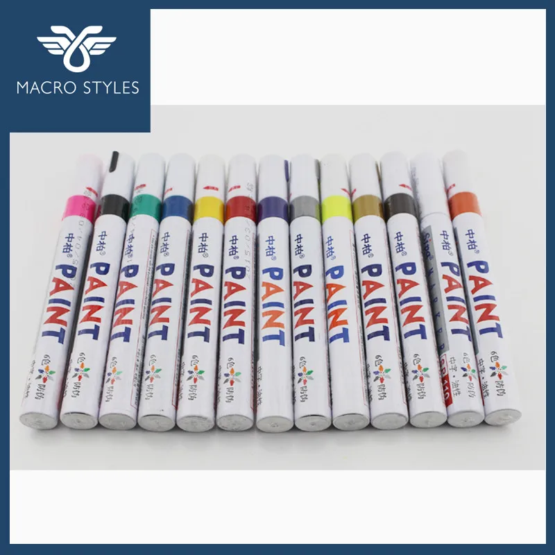 sourcing map 12pcs Disappearing Ink Fabric Marker Pen with Eraser