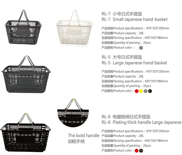 2018 Whole Store Equipment Professional Supermarket Shelve Plastic Shelving Carts Basket turnover Baskets Lifting Spare parts