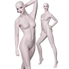 Fashion display realistic girl window standing busty curvy female cloth mannequins for sale