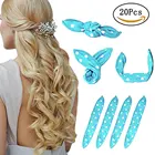 Foam Hair Curlers, Sponge Rollers for Long, Short, Thick & Thin Hair Spiral Curls Hair Free Headband