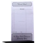 Customized special designs carbon paper guest check form bill book for hotels and restaurant