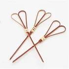 Heat Resistance Stick Bamboo Sticks for BBQ Cakes and Dessert Pastries Bamboo Stick Skewers