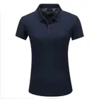 2018 summer latest design dry fit cotton Ladies short sleeve Soft Thin Plain women Polo T Shirts in bulk