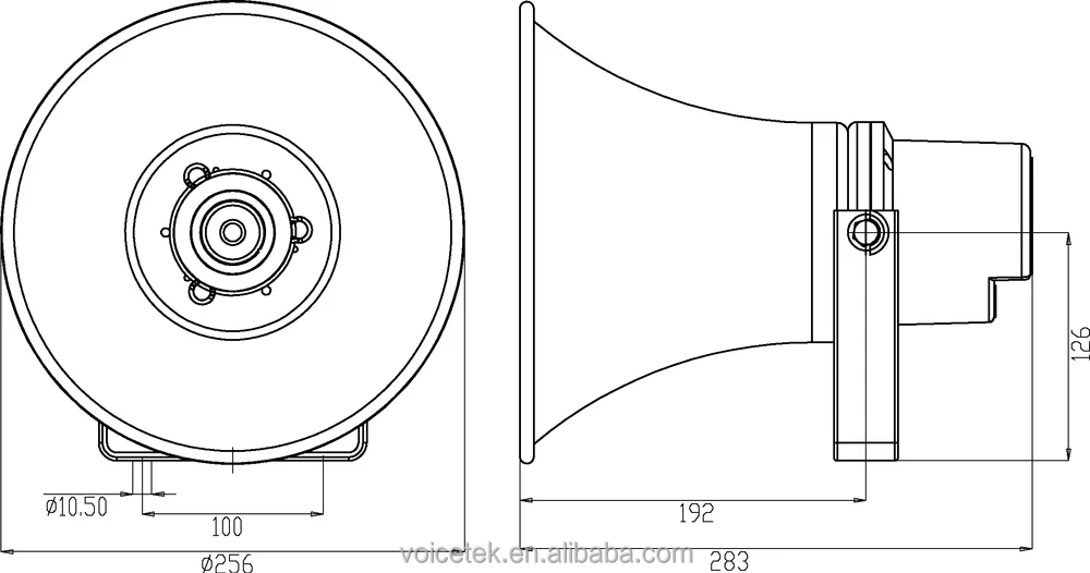 RAH-10T 10watt sound pa speaker , with transformer horn speaker - ANKUX.COM
