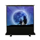 100 inch 4:3 size customizable pull up manual home cinema office school projection screen