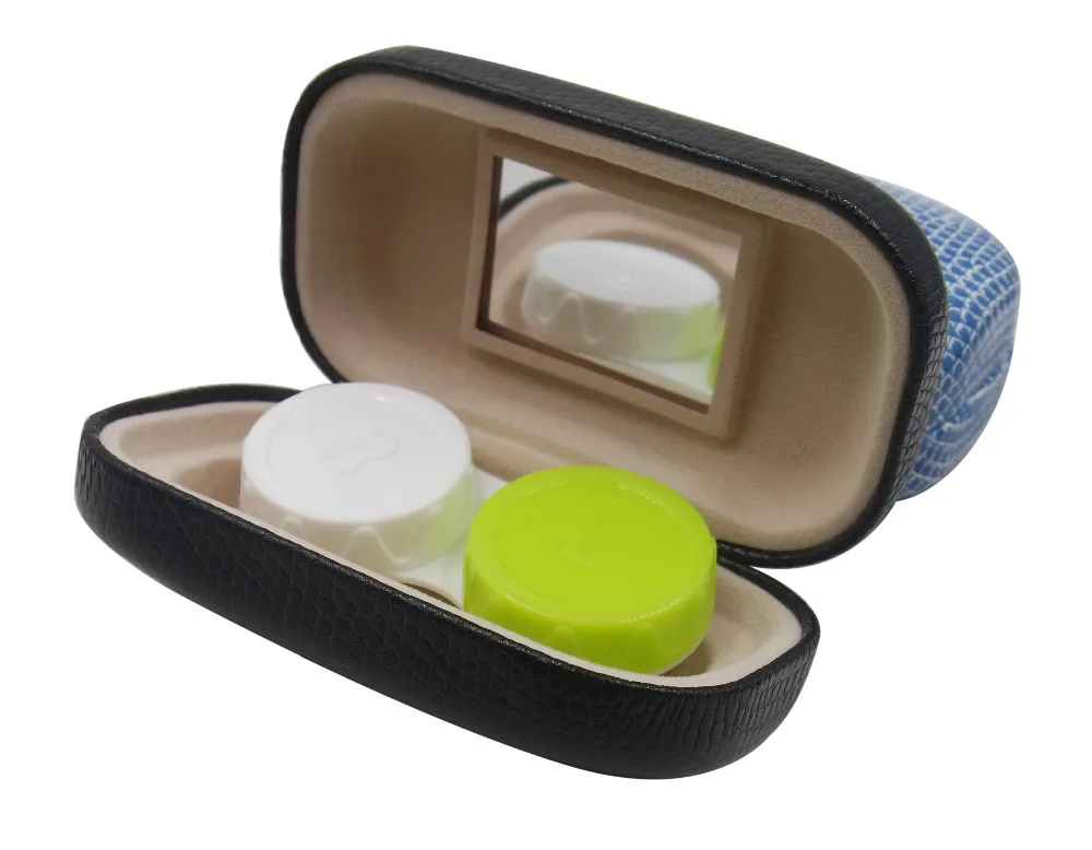 Newest design 2018 hot selling fashion cute case containers for contact lenses