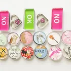 Glass fridge magnets, beautiful round fridge magnet