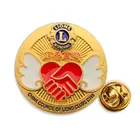 Custom pin badge / magnet badge souvenir manufacturing / round cartoon brooch custom metal badge