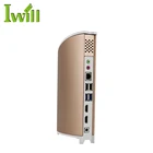 Intel H110 Single LAN HTPC Mini Rose Gold Computer Core i7/i5/i3 Processor with 2*HD