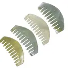 Natural Pink Wholesale Natural Rose quartz healing Crystal Massage Comb