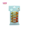 new design gradient color clips hotsale orange clip on hair oil drip girls clip