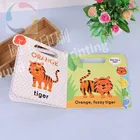 Good quality die cut cardboard book printing for children