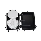 Inline Fiber Optic Optical Splice Closure 4 8 32 72 Core Inline Fiber Optic Joint Box/closure 12 Core Per Splice Tray