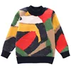 Hao Baby Add New Winter Wool Thickening Render Unlined Upper Garment Color Matching Boy Sweater