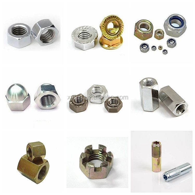 Din934 Colored Hex Nut M12 M16 M20 M22 M25 M32 M64 Buy Colored Hex