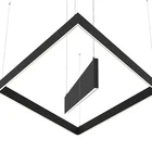 2020 suspended led profile up and down lighting pendant linear light