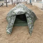 Family Un Tent Double Layer Waterproof Tripple Beams Portable Family Camping Tent