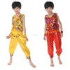 Supply Wholesale India Boys dance costumes yellow and red color
