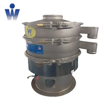 Circular stainless steel vibrating screen sieve for fish roe