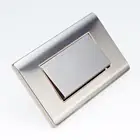American standard socket Stainless steel socket push button electrical wall switch 118KS-01.3W
