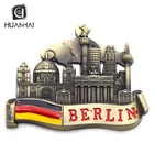 custom metal craft decorations Germany berlin cathedral souvenir fridge magnet