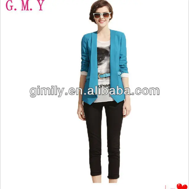 half collar neck business coat suit lady suit office