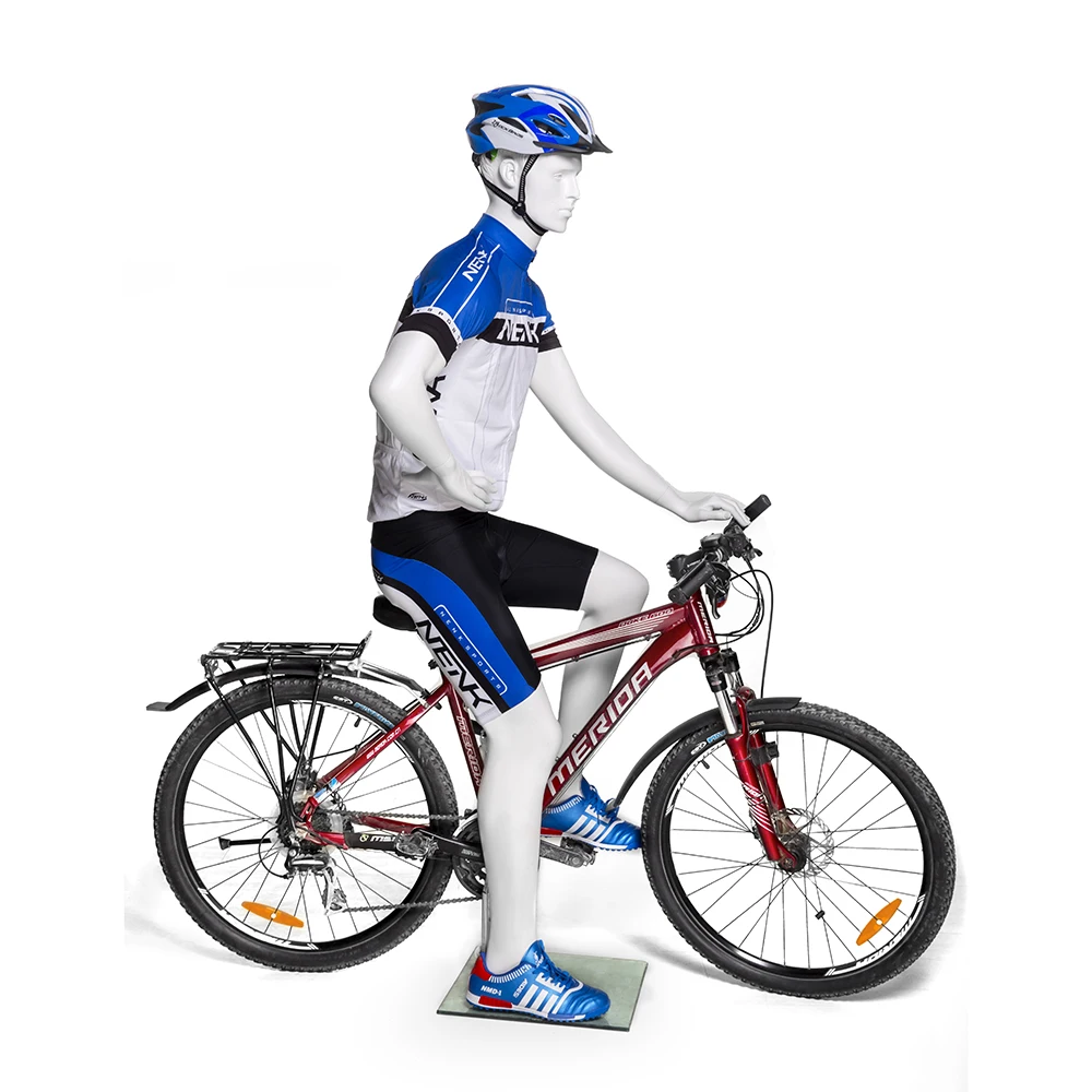 ride a bike style manenquin sport action female /male mannequin