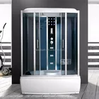 New design massage steam shower/sex glass door shower room