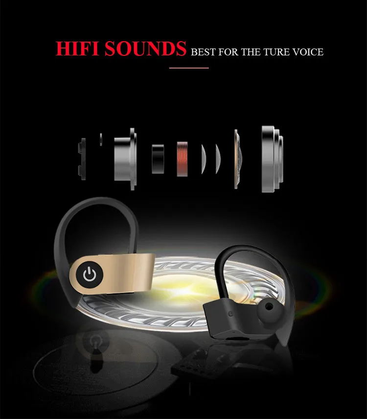 new product 2019 spot headphone wireless bluetooth 5.0 stereo mi earphone portable ear noise isolation - ANKUX.COM