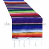 Trade Assurance Mexican Table Runner 3 Colors Fiesta Themed Party Supplies Wedding Decoration Stripe Cotton Table Runner