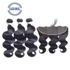 2019 hot selling cuticle aligned brazilian body wave hd human hair bundles with closure lace frontal virgin hair weft weave