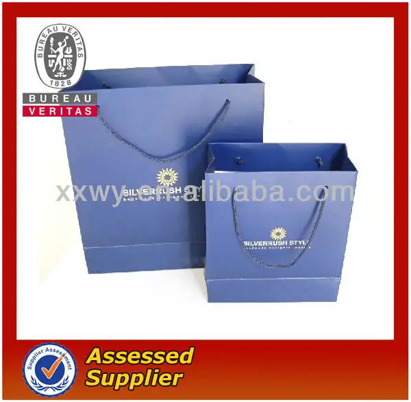 2013 deluxe brand laminated gift paper bag