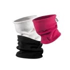 Polar fleece solid color neck warmer Cycling tubelar scarf Knitting neck warmer